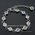Moda jóias de diamante pulseira pulseira de prata banhado pulseiras BSS-004